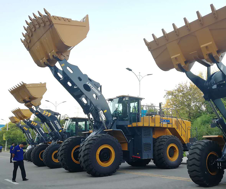 XCMG 12 ton strong large wheel loader LW1200KN mining heavy front loader